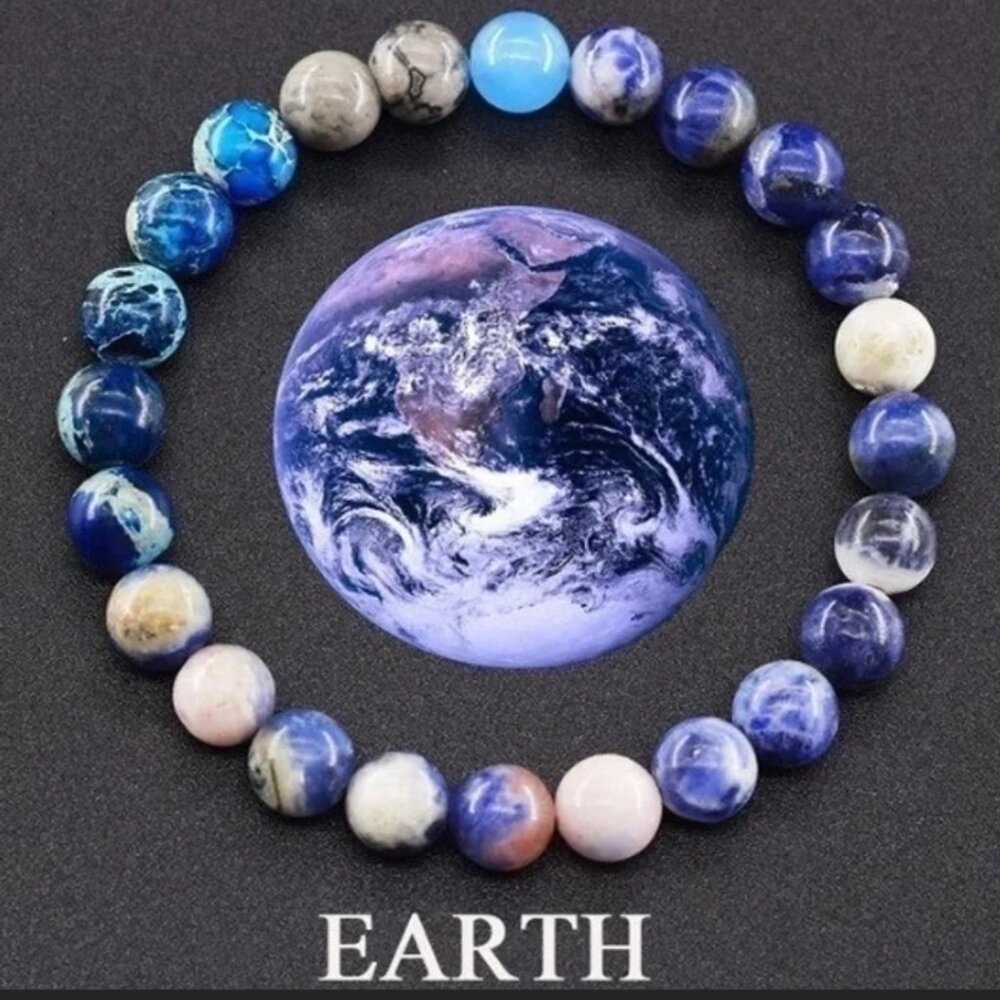 Geometric Natural Stone Bracelet